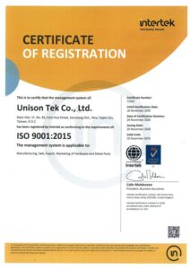 ISO 9001-2015_2020_Unison Tek_1