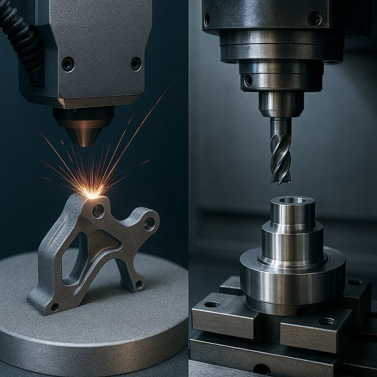 Combining CNC Machining and Metal 3D Printing
