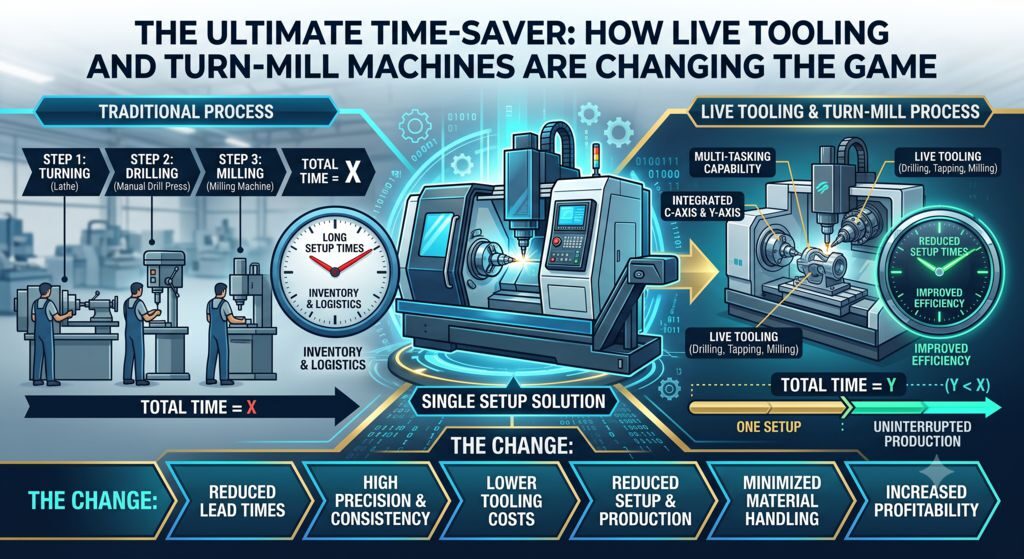 How Live Tooling and Turn-Mill Machines Are Changing the Game How Live Tooling and Turn-Mill Machines Are Changing the Game